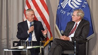 Secretary Mattis on Iranian Influence in Syria and Iraq [upl. by Oribel101]