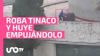 Se roban tinacos en la Central de Abasto de la CDMX [upl. by Victoria]