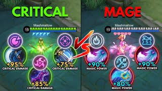 Miya Critical Build vs Miya Mage Build [upl. by Royden]