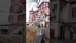 Grand Hotel Giessbach giessbach brienz hotel switzerland [upl. by Yrtneg]