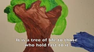 It is a Tree of Life  Etz Chayim Hi Jewish song for kids [upl. by Hootman]