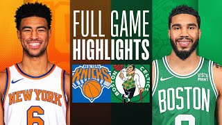 KNICKS at CELTICS  NBA PRESEASON FULL GAME HIGHLIGHTS  October 17 2023 [upl. by Retxab]