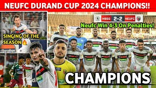 Northeast United Fc Created History 🤩 Neufc Durand Cup 2024 Champions 🔥 Neufc vs Mbsg Highlights [upl. by Nihs]