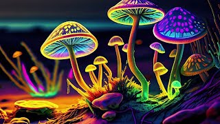 Psytrance Mix 2023  Psilocybin Trance Music  Magic Mushrooms AI Graphic Visuals [upl. by Sundberg78]