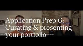 Application Prep 6 Curating and presenting your portfolio  RISD Admissions  20232024 [upl. by Pacifa]