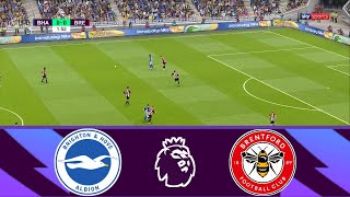 BRIGHTON VS BRENTFORD  PREMIER LEAGUE 20232024  FOOTBALL LIFE 2023 [upl. by Kcor416]