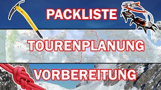 Das benötigst du bei einer Hochtour Ausrüstung Tourenplanung Verhalten [upl. by Uke]