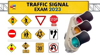 Written Test Study Guide for 2023Traffic signal rules in USA [upl. by Ybroc]