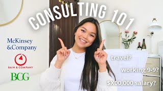 Consulting 101  Skills salary hours lifestyle [upl. by Terena952]