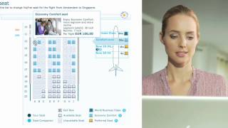 KLM online checkin instruction [upl. by Htesil]