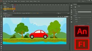 How to create a simple Car Animation  2D Animation Tutorial animation tutorial [upl. by Bruning512]