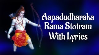 Most Powerful Shri Rama Stotra  Apaduddharaka Rama Stotram with Lyrics Lord Rama  T S Ranganathan [upl. by Laws764]