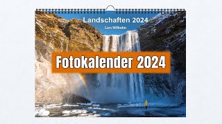 Mein Landschaftsfotografie Fotokalender 2024 😍📅 [upl. by Fillender929]