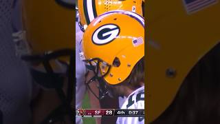 Aaron Rodgers game winning drive at SF aaronrodgers gamewinner packers 49ers snf nfl clutch [upl. by Rora579]