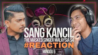 Sang Kancil  Ibu Kota CInta REACTION  MINGGU 6  THE MASKED SINGER MALAYSIA MUSIM 4 [upl. by Machutte]