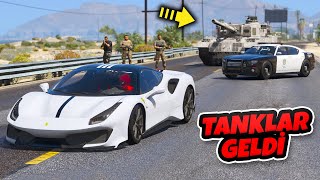 Ferrari Pista Arabalar ile 50 Yıldızda Polisten Kaçış  GTA 5 [upl. by Rodolfo]