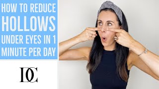 How To Reduce Hollows Under Eyes In 1 Minute Per Day [upl. by Haizek]