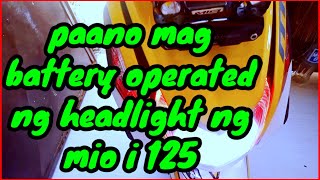 TDD LED Headlight Installation  Mio i 125 [upl. by Haram]