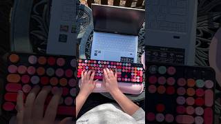 Is this viral keyboard worth the hype ubotiekeyboard colorfulkeyboard typewriterkeyboard [upl. by Gloriana]