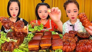 ASMR MUKBANG spicy Pork Bellly Soothing Sounds While Enjoying Delicious 먹방 모음이 팅쇼 리얼 사운드 447 [upl. by Nedrud]