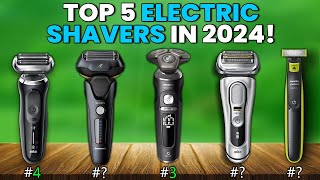 Top 5 Electric Shavers In 2024 Best Shave Experience Guaranteed [upl. by Rofotsirk433]