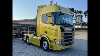 Scania R 450 6x2 Dourado ano 20212021 Teto Alto Valor R 68800000 [upl. by Onidranreb]