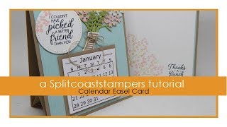 Calendar Easel Card [upl. by Searle]