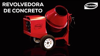 Revolvedora de concreto con motor a gasolina [upl. by Gney233]