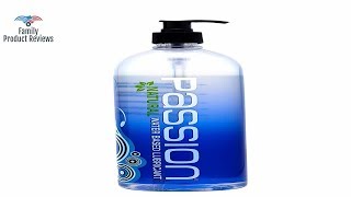 Passion Lubes Natural WaterBased Lubricant 34 Fluid Ounce [upl. by Leelahk]