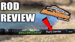 Dobyns Fury Series Baitcasting Rod Review [upl. by Auqinom711]