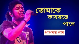 Tumake kakhorote pale  Papon song  Assamese song [upl. by Novehs]