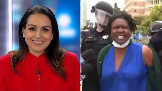 Lefties losing it Rita Panahi reacts to ‘crazy’ professor dragged away by police [upl. by Nesto]