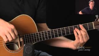 Jazzy Emphasis Strum Pattern with Chop  Learn Advanced Acoustic Guitar Lesson [upl. by Venice5]