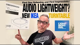 Is the NEW IKEA Turntable a Lightweight Unboxing and 1st Impressions [upl. by Tati542]