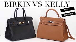 HERMES BIRKIN VS KELLY  In Depth ComparisonReview  Mel in Melbourne [upl. by Syxela622]