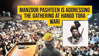 Manzoor Pashteen is addressing the gathering at Hango Tora Wari PashtunNationalCourt11October [upl. by Ilise]