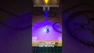 CNC 3018 Pro  Laser 5500mW  V01 [upl. by Campman]