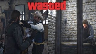 Red Dead Redemption 2  What Happens When You SURRENDER To Law PS4 PRO [upl. by Pearl]