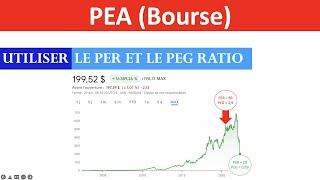 ✔️ COMMENT UTILISER LE PER ET LE PEG RATIO [upl. by Ahsienahs]