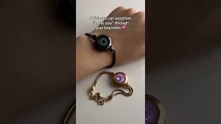 Smart couples bracelets for long distance❤️🥰 Thecouplesbracelet [upl. by Rai979]