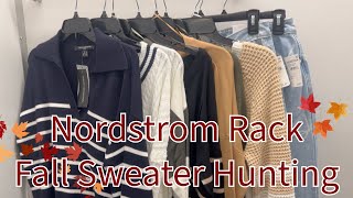 Fall Sweater Shopping at Nordstrom Rack [upl. by Secor]