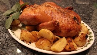 Roast Duck Recipe  OrsaraRecipes [upl. by Hallette]