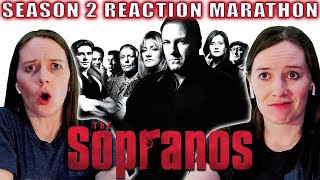 The Sopranos  Season 2  Reaction Marathon  First Time Watching [upl. by Dannye]