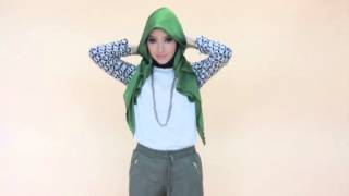 Tutorial Hijab Satin Side Layer [upl. by Nessaj]