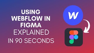 How To Use Webflow In Figma 2024 [upl. by Pihc]