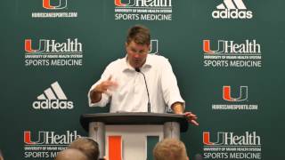 Al Golden  Post Game Presser Clemson  102415 [upl. by Wons]