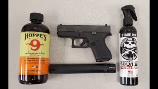 Hoppes 9 Vs Shooter Lube  A true test of carbon and lead cleaning [upl. by Intyrb]