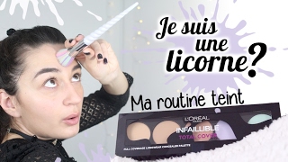 🦄 ROUTINE TEINT rapide pour tous les jours [upl. by Mulford]