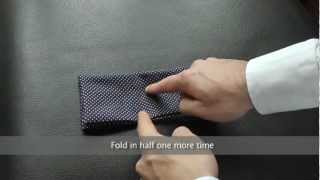 6 Ways to Fold a Pocket Square [upl. by Aznola]