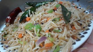 കിടുക്കാച്ചി സേമിയ ഉപ്പുമാവ്semiya uppumavuvermicelli upmaeasy breakfastdinner lunchmalayalam [upl. by Adnalu]